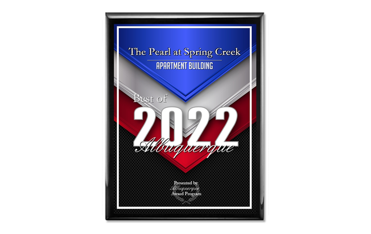 2022 Best Albuquerque Apartment Building Award